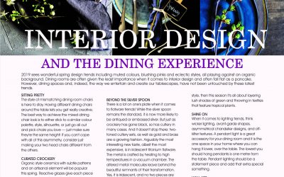 Interior Design & The Dining Experience
