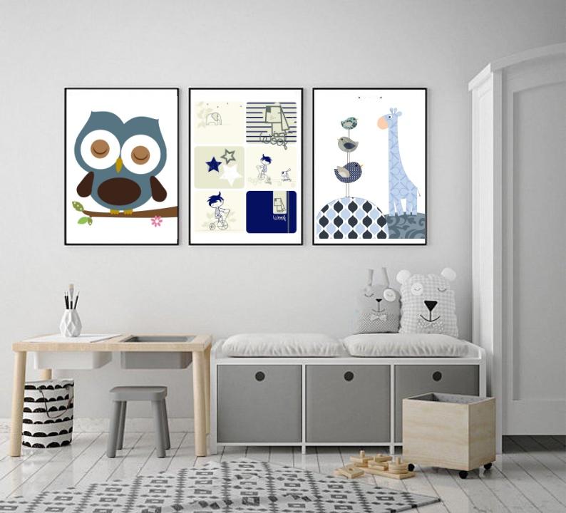 Blue Boys Room - Print or Wallpaper - Image 2