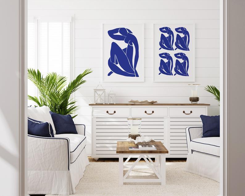 Matisse Blue Nude Art Print - Image 2
